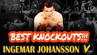 5 Ingemar Johansson Greatest Knockouts [upl. by Alledi558]