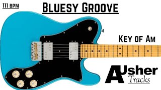 Bluesy Groove Guitar Backing Track Jam in A minor [upl. by Sitnik]