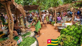 Biggest Rural African trade by barter market in Togoville 🇹🇬 west Africa 🌍 [upl. by Korenblat116]