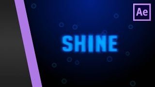 Create a Shine Effect No Plugins  Adobe After Effects CC 2017 [upl. by Ettennaj921]