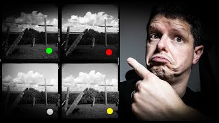 Color filters in black and white photography  what they do and when to use them [upl. by Anyg84]