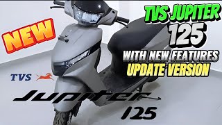 New Jupiter 125🔥With New Feature And Update Version 🔥🔥viralshorts youtubevideos tvsjupiter125 [upl. by Josefina]