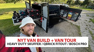 Nyt Van Build amp Van Tour  Heavy Duty Skuffer  JØC Håndværk [upl. by Darnall]