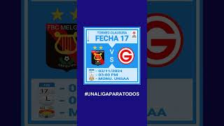 Anuncio partido FBC Melgar vs Deportivo Garcilaso [upl. by Sairtemed]