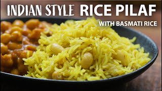 The Perfect Fluffy Rice Pilaf  Delicious Vegetarian And Vegan Meals Idea [upl. by Nivra]