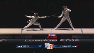 Womens Individual Foil SemiFinals  London 2012 Olympics [upl. by Jeffery881]