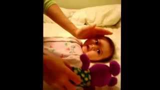 Physical Therapy exercises for 6 month old baby with torticollis tight neck muscles and flat head [upl. by Dukey]