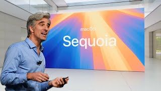 Craig Federighi announces macOS Sequoia quotcrack marketing teamquot moment [upl. by Aiuqenehs710]