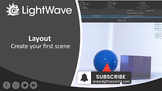 Lightwave 3D 2024  Create your first scene [upl. by Yrram]