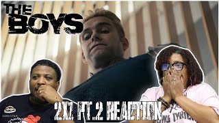 The Boys 2x1 pt2 quotThe Big Ridequot REACTION [upl. by Hanad]