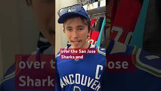 Liljegren gets 1st Shark goal nyrangers sanjosesharks hockey nhl [upl. by Anival]