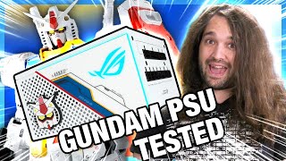 Best Weve Tested  Gundam x ASUS Power Supply Benchmarks [upl. by Neville576]