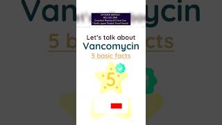 Vancomycin  uses  dose  side effects  Antibiotic antibiotics medicines treatment health [upl. by Eiram]