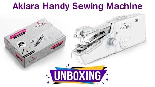 Akiara Handy Sewing Machine Product Demo [upl. by Eelahc]