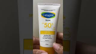 Cetaphil sunscreen SPF 50 review sunscreen cetaphil [upl. by Saul]