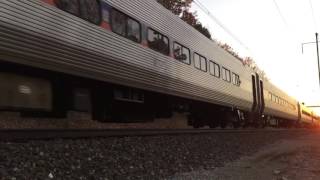 Keystone corridor two MARC sets Amtrak SEPTA 4K [upl. by Areip]