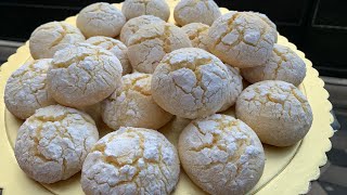 Biscotti al limone 🍋 troppo gustosi per colazione 🤩 ricetta in 1 minuto [upl. by Chill]