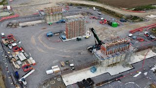 HS2 amp EWR Construction  Around Steeple Claydon amp Calvert [upl. by Deer]