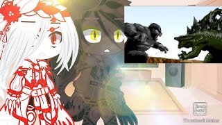 Jurassic World Dominion react Godzilla vs King Kong All Part Full Cut [upl. by Atekan427]