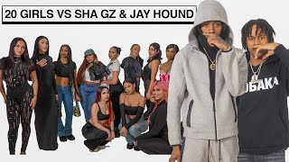 20 WOMEN VS 2 RAPPERS SHA GZ amp JAY HOUND [upl. by Einahpit387]