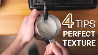 4 Tips to Steam and Froth The Perfect milk for Latte Art [upl. by Linus]