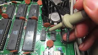 2 x Commodore 1541 repair Low quality sockets and MOS logic failing [upl. by Shannan]