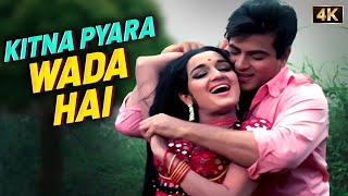 Kitna Pyara Wada Hai – Lata Mangeshkar amp Mohammed Rafi’s Timeless Romantic Duet  Jeetendra amp Asha [upl. by Lebazej]