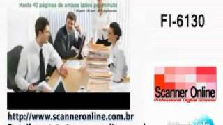 Scanner Fujitsu FI 6130  Scanner Online [upl. by Zellner342]