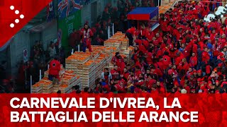 LIVE Carnevale dIvrea 2024 la battaglia delle arance diretta video [upl. by Brandon856]