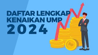 Daftar Lengkap UMP 2024 di 38 Provinsi Indonesia  INFOGRAFIS [upl. by Lucien936]