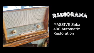 The most complicated radio made Massive Saba 400 automatic overhaul [upl. by Ydnat508]