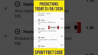 FOOTBALL PREDICTION TODAY 31082024  ACCURATE FOOTBALL PREDICTIONS TODAY footballpredictions [upl. by Lassiter]