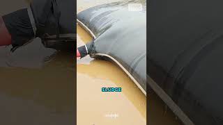 The person who invented the geotextile dewatering bag is truly a genius [upl. by Hueston]