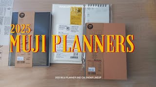 muji horizontal and view at once 2025 planner and calendar  travelers notebook accordion [upl. by Penrod]