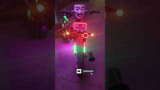 Cycle modification 🚨 cycle modified 🚨 cycle light wali 🚨trending viralvideo shortsvideo rider [upl. by Kamin]