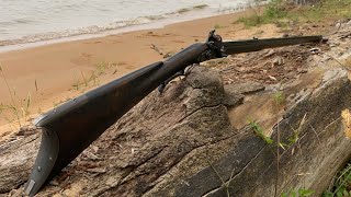 Kibler southern mountain rifle 45cal flintlock review and shooting channel intro video [upl. by Lucrece]