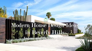 Luxury Living Modern House Design Ideas in Beverly Hills with Indoor  Outdoor Spaces housedesign [upl. by Chappy]