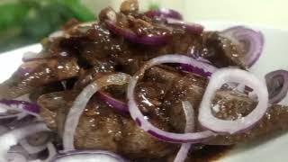 Ganito Naman ang luto natin sa Atay ng Pork steak recipe food cookingchannel filipinorecipe [upl. by Roosnam]