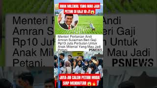 PETANI MILENIAL DI GAJI 10 JT SELAMA SEBULAN 😱🔥 tniindonesia tnirakyat tnikuat beritaterkini [upl. by Scevo]