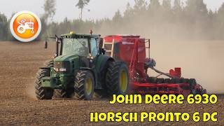 Seeding 2024  John Deere 6930 amp Horsch Pronto 6 DC seeder [upl. by Cristie]