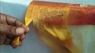 SAREE HACKS I WISH I KNEW EARLIER Removing Thread Made Easy [upl. by Aduh]