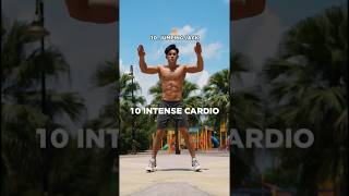 hiit cardio workout 🔥 l 10 min Hiit cardio workout shorts cardio hiitcardioworkout [upl. by Leihcim]