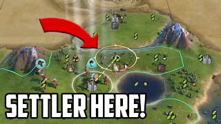 Civ 6 beginners guide 2022  Where to Settle your Capital  Aztec Overexplained [upl. by Acnairb245]