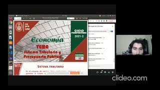 CepreUNI Economía 12 SISTEMA TRIBUTARIO Y PRESUPUESTO PUBLICO [upl. by Alamaj]