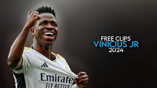 Vinicius Jr 2024 • Free Clips  D74 Edits  HD 1080p 60 fps [upl. by Yemrej526]