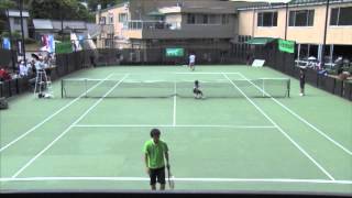 Naoki Tajima 田島尚輝 全国選抜2014 u14 決勝national selected junior tennis tournament [upl. by Rellek241]