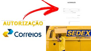 Como Preencher Autorizacao Dos Correio Pega Mercadoria [upl. by Alesram]