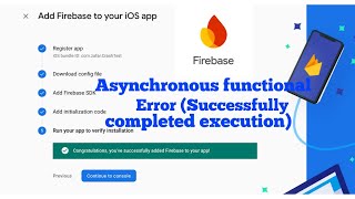 How does Asynchronous Function works for Firebase  Insert Data On Fire 🔥 store 2025 [upl. by Sirod]