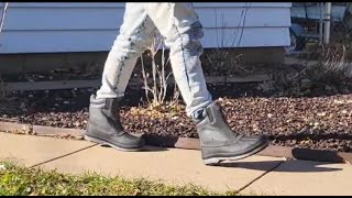 NORTIV 8 Mens Ankle High Water resistant Hiking Boots Backpacking Trekking Trails Shoes Review [upl. by Brear]