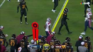 Drake Maye  Every Pass amp Run  Patriots  Washington Commanders  NFL PreSeason Week 3 [upl. by Holton]